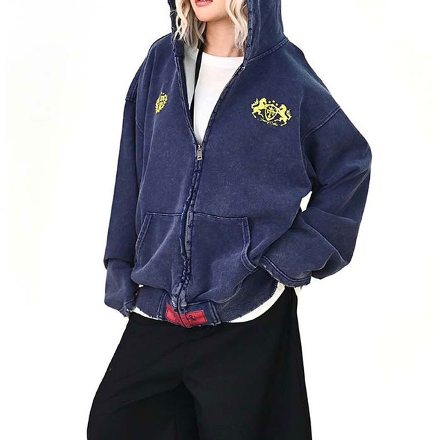 エンブレムミックスアーバンムードジップフーディ 2col   R01633