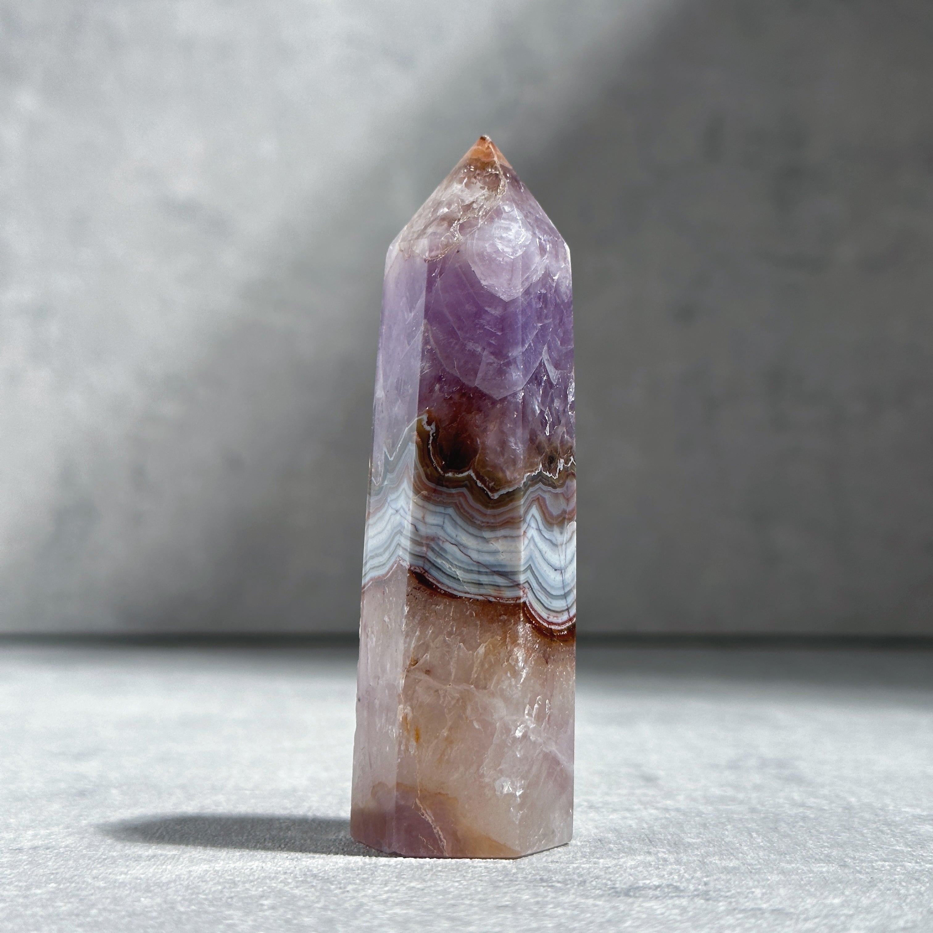 アメジスト×アゲート タワー42◇ Amethyst Tower ◇天然石・鉱物