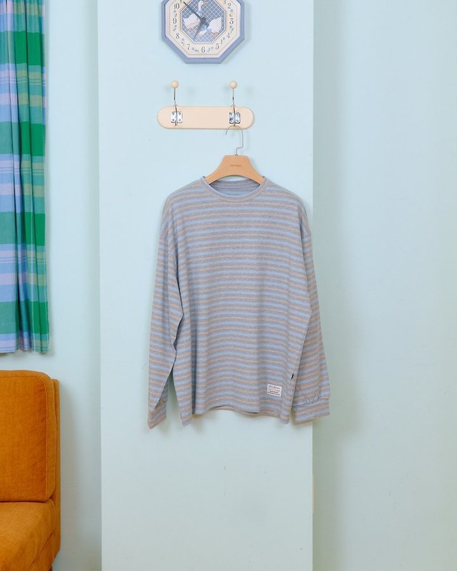 【取寄】oottbebe｜tomboy ribbed tee adult｜トムボーイシボリTシャツ大人｜FREE｜adult｜26 autumn