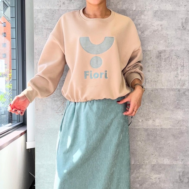 アンナケリー  Annakerry 裏起毛ボンディングマークトップス