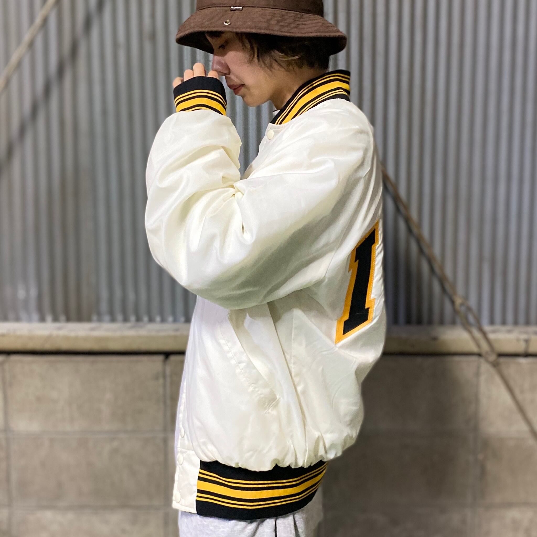 70年代 ビンテージ Gem SPORTSWEAR IOWA バックロゴ ワッペン ナイロン 