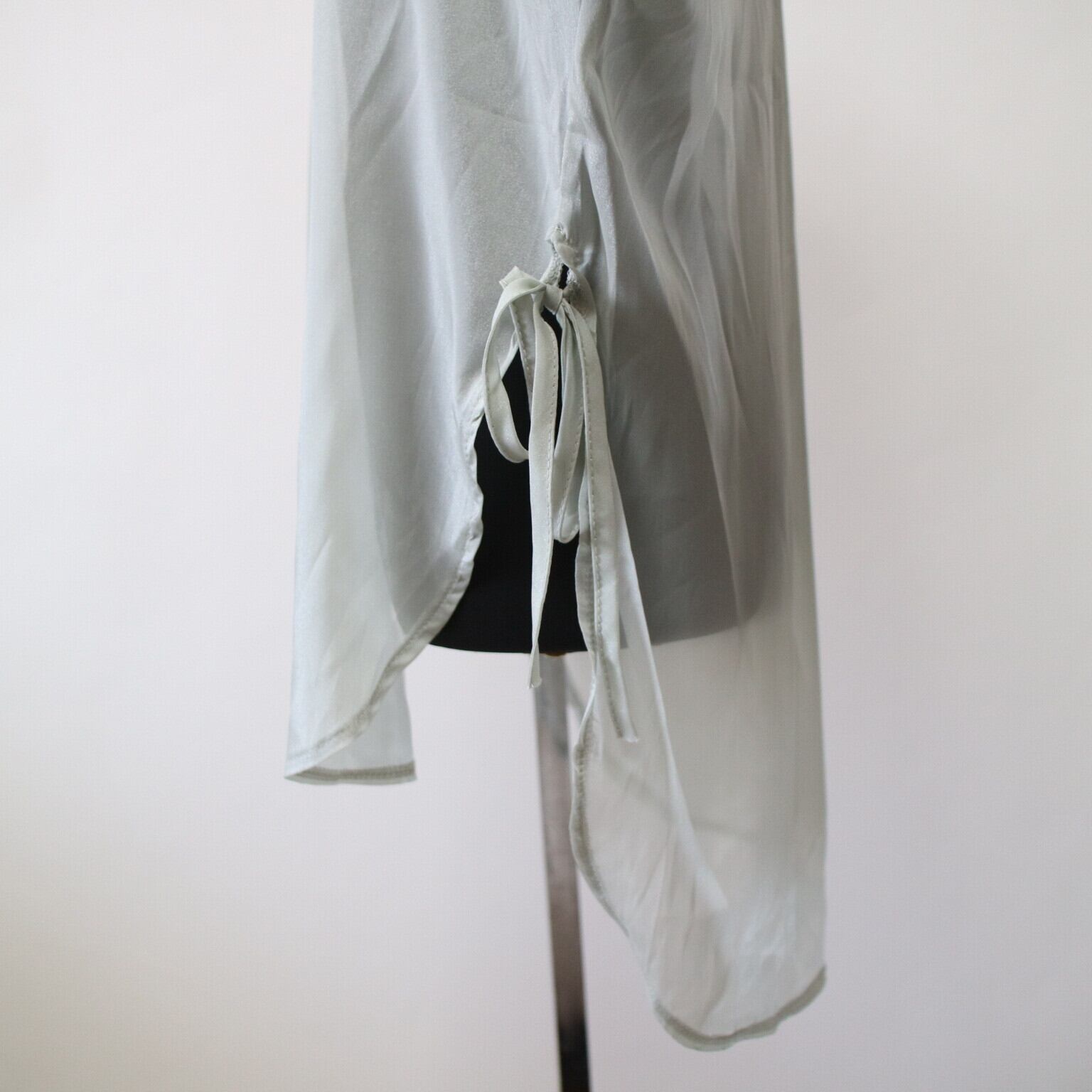 ◤コーデセット◢ オーバーサイズシアーシャツ タックワイドパンツ