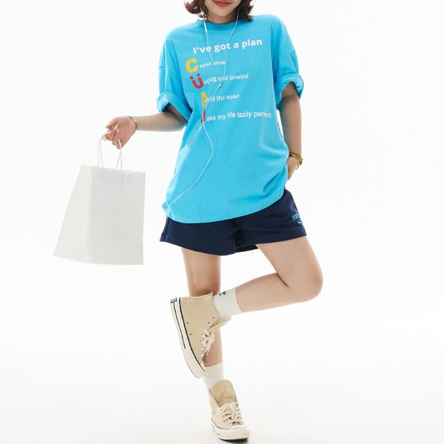 pop lettering short-sleeve tee　ポップレタリング半袖ティー　J1946