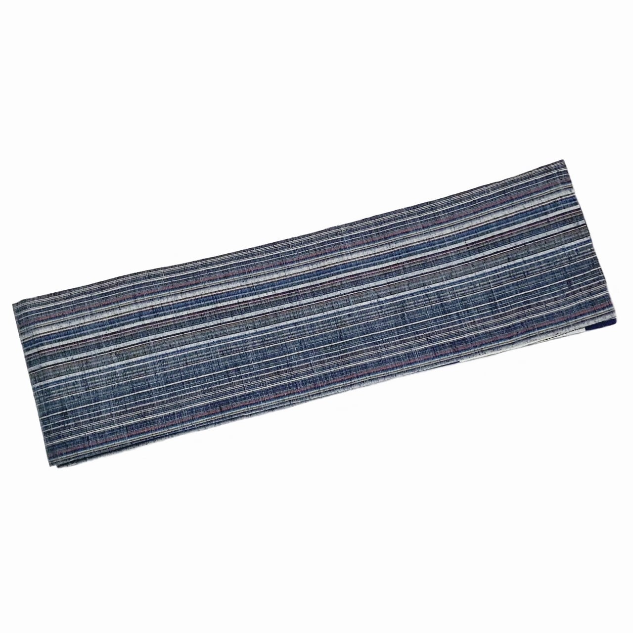 半幅帯　正絹　ロングサイズ　リバーシブル　日本製　半巾帯　小袋帯　両面　手織り　市松　紬　縞