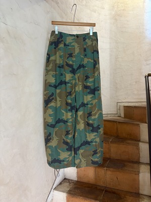 VERITECOEUR | WIDE BAKER PANTS-camo
