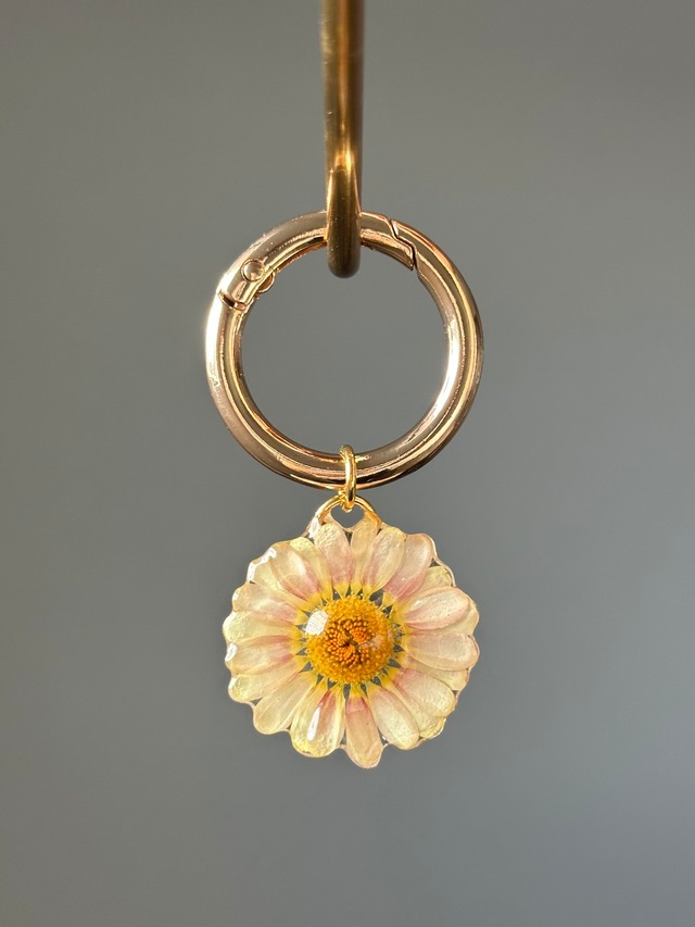 keychain 「marguerite pink lemonade」【1点限定】