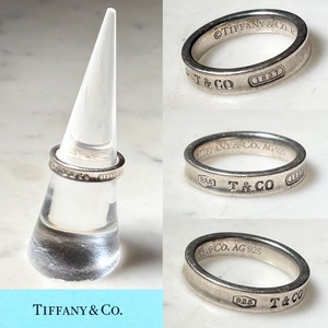TIFFANY silver “1837” narrow ring