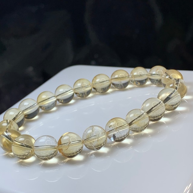 サンプル鑑別済み・可愛いイエロー☆シトリン ブレスレット