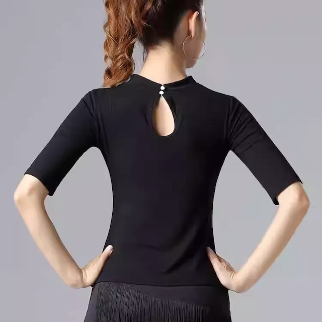 シースルースリーブ メッシュカット ビジュー カットソー ds1453