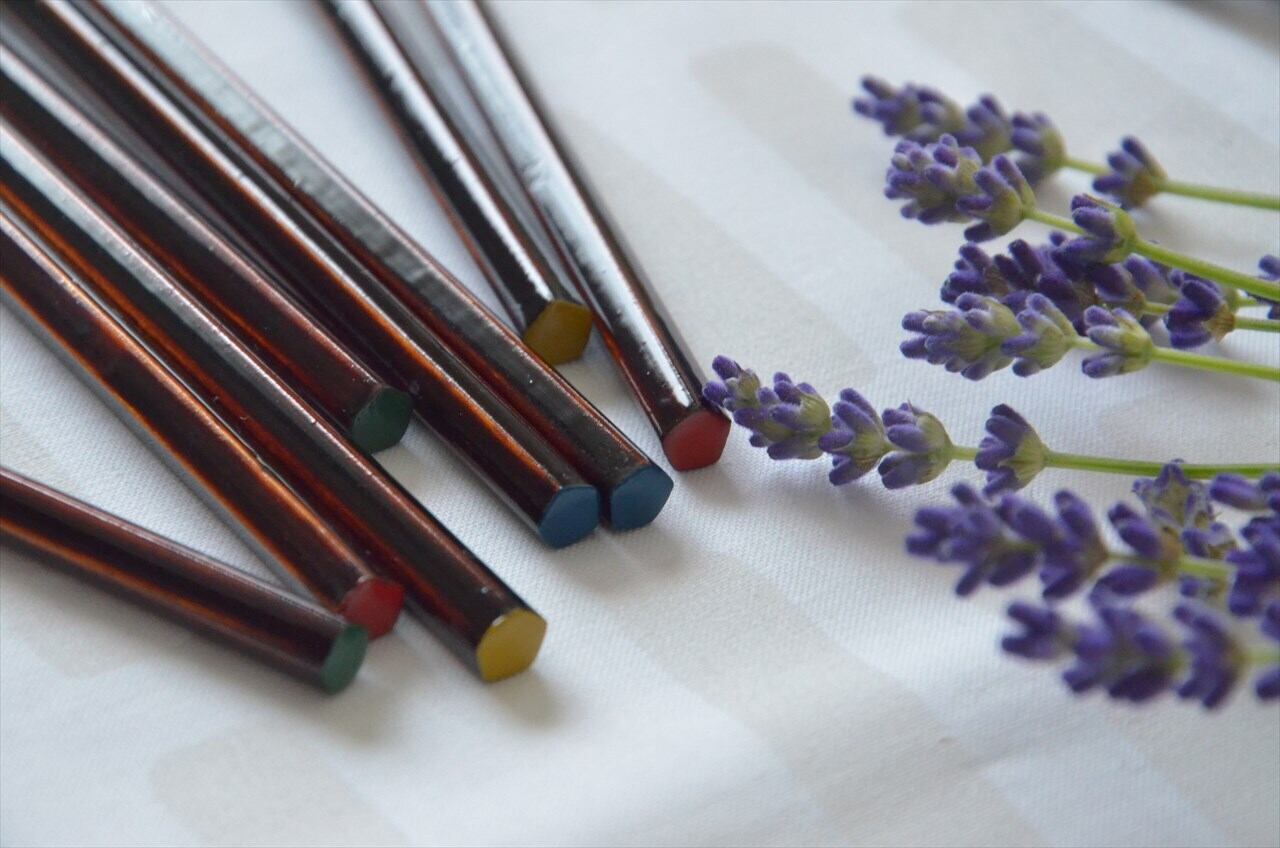 五角塗り箸【木曽春慶】ファミリーセット4膳組(色とサイズ選べます)