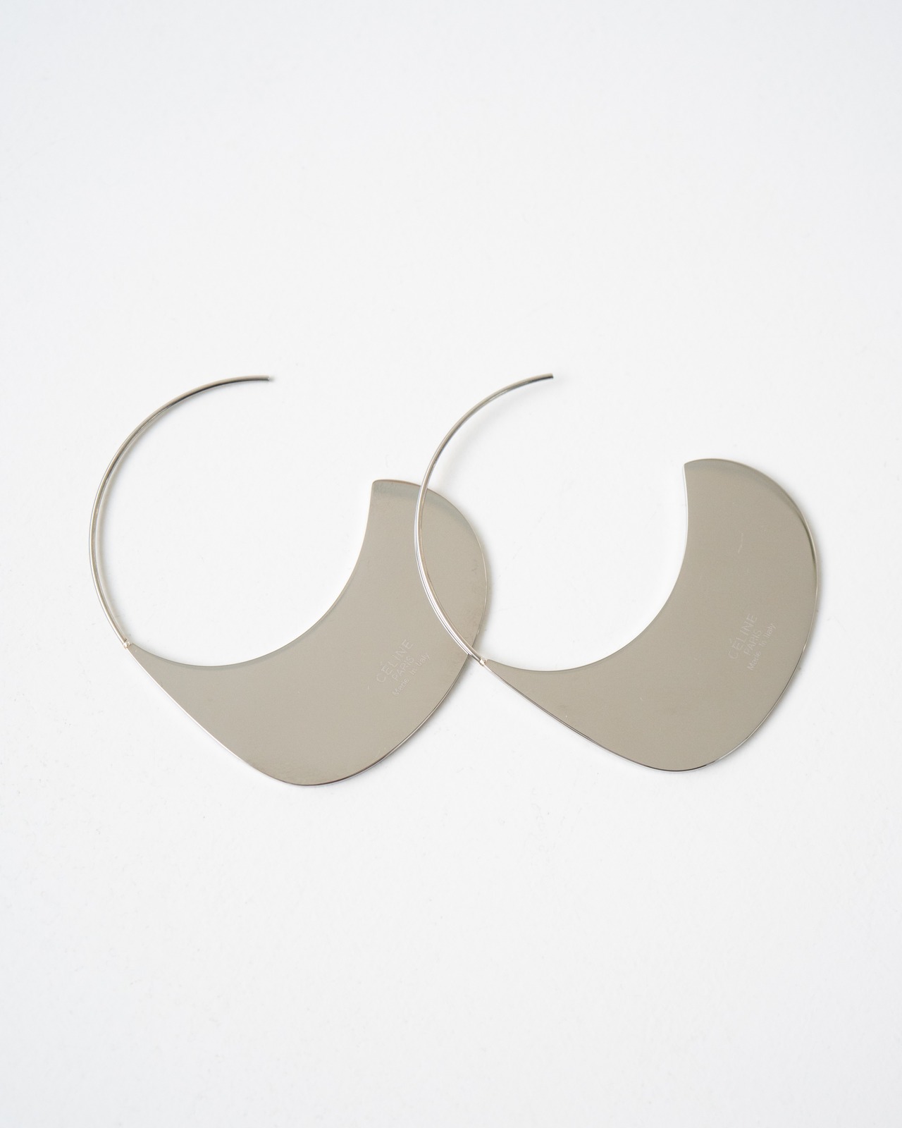 〈CÉLINE by phoebe philo〉Large Hoops Earrings