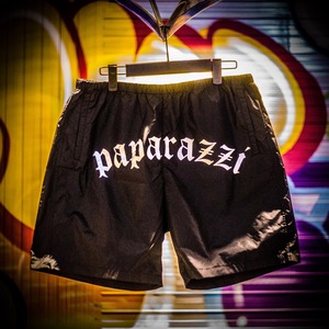 Paparazzi Big Logo Nylon Shorts