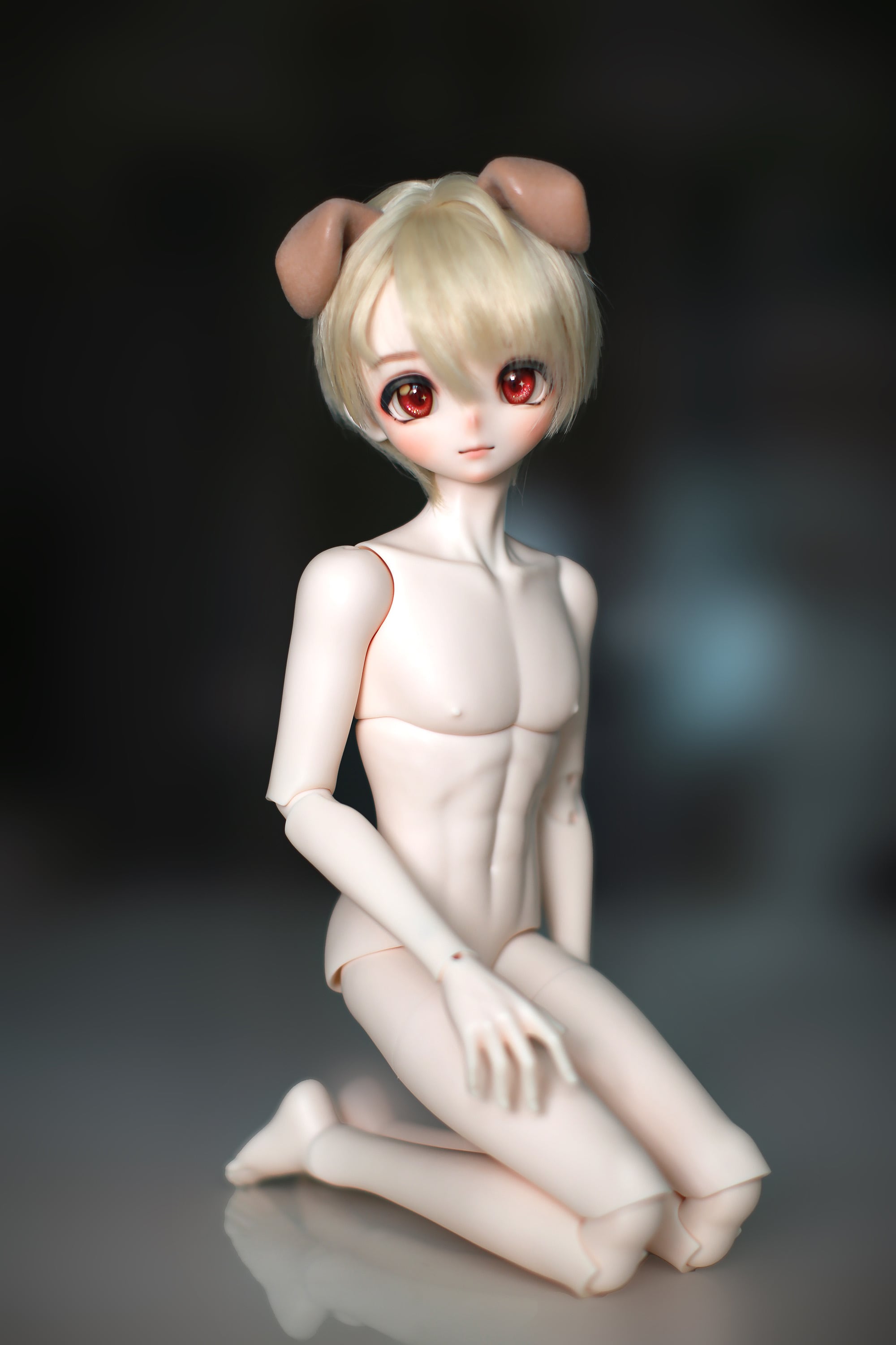 猫可可！ヘッドのみ！ノーメイクボディなし！ SHOUSHOUDOLL 男の子