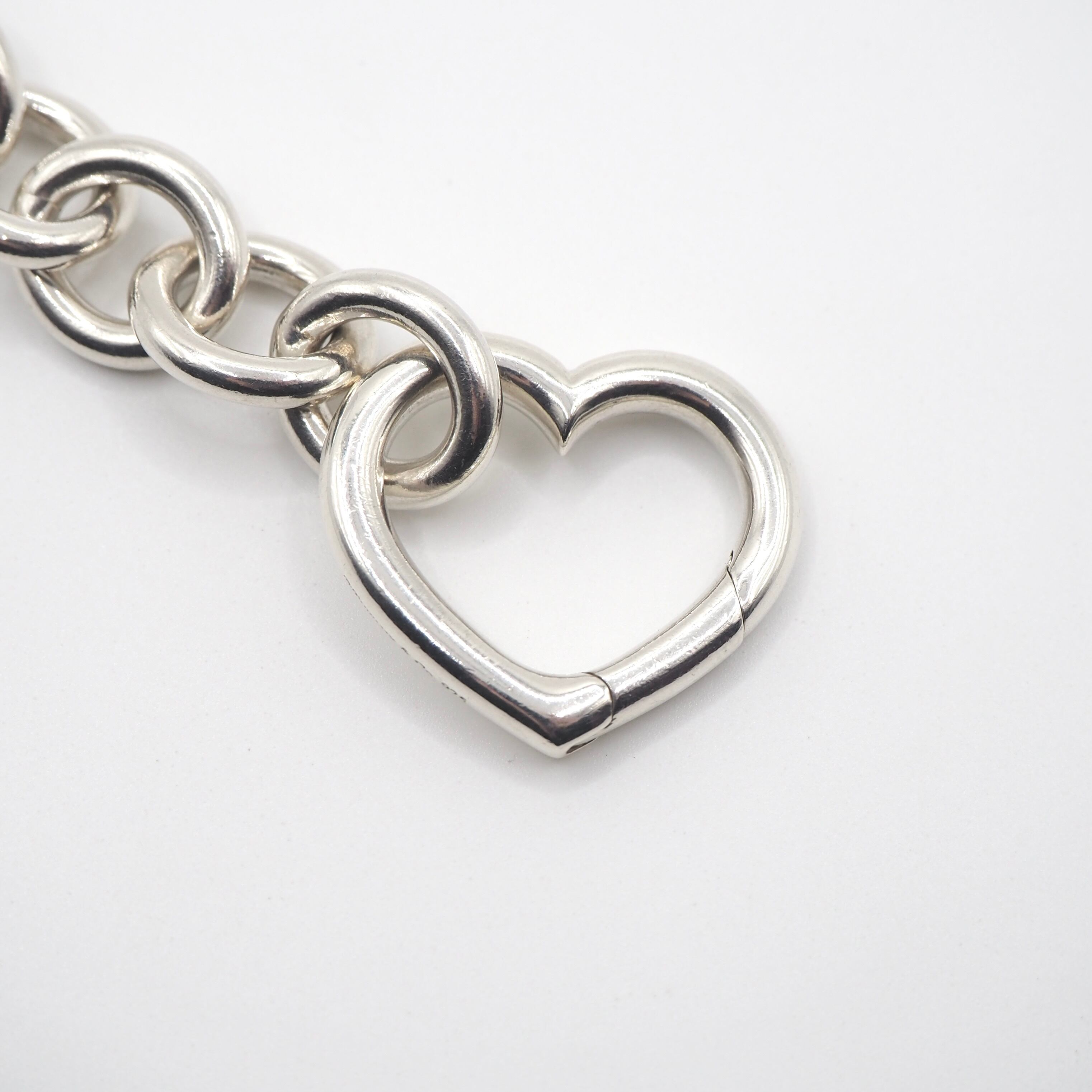 Tiffany&Co. ハート クラスプ ブレスレット シルバー925 ティファニー