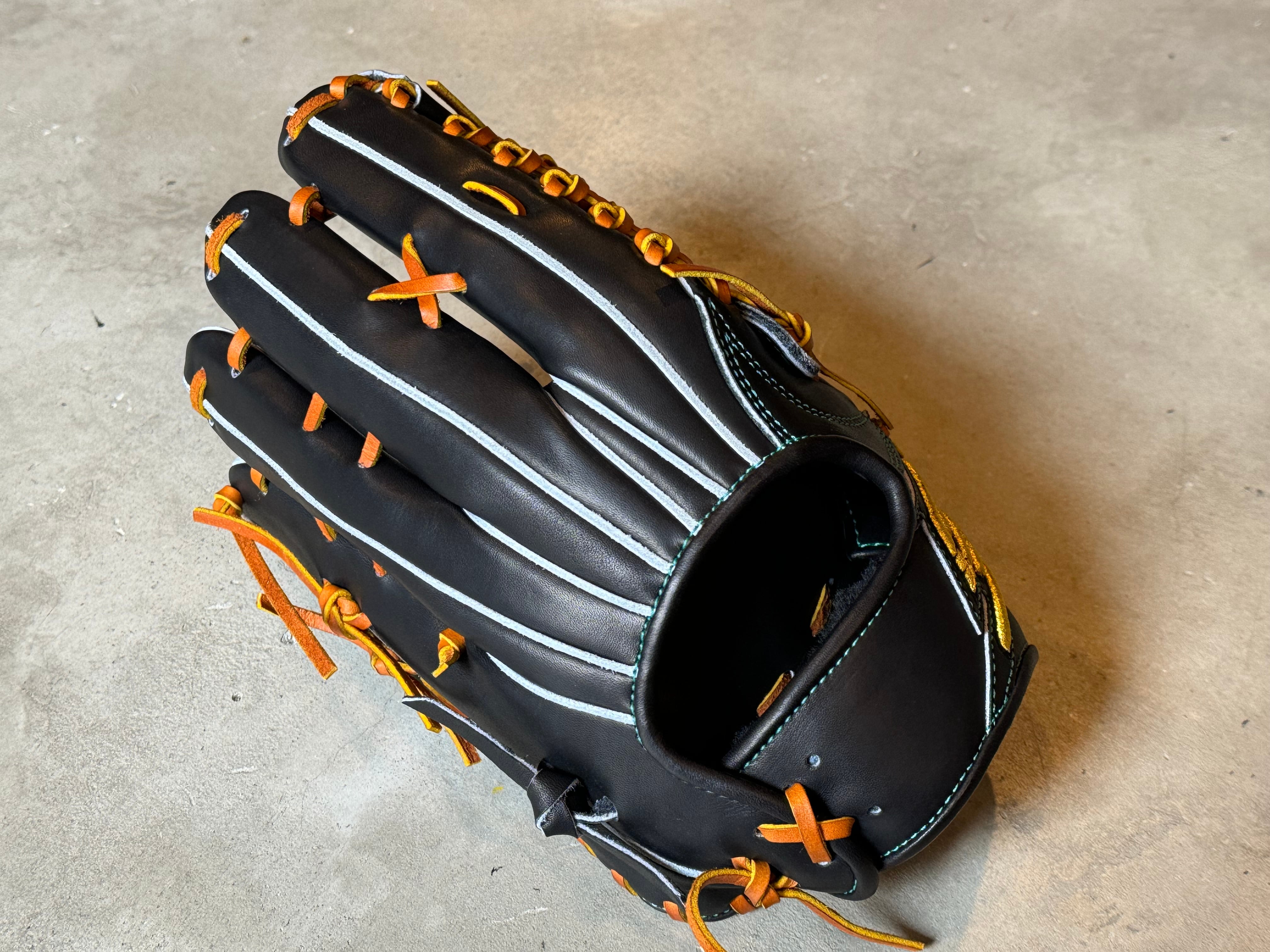 FIVE】硬式用グラブ 外野手用F801 ブラック | 野球専門店87スポーツ