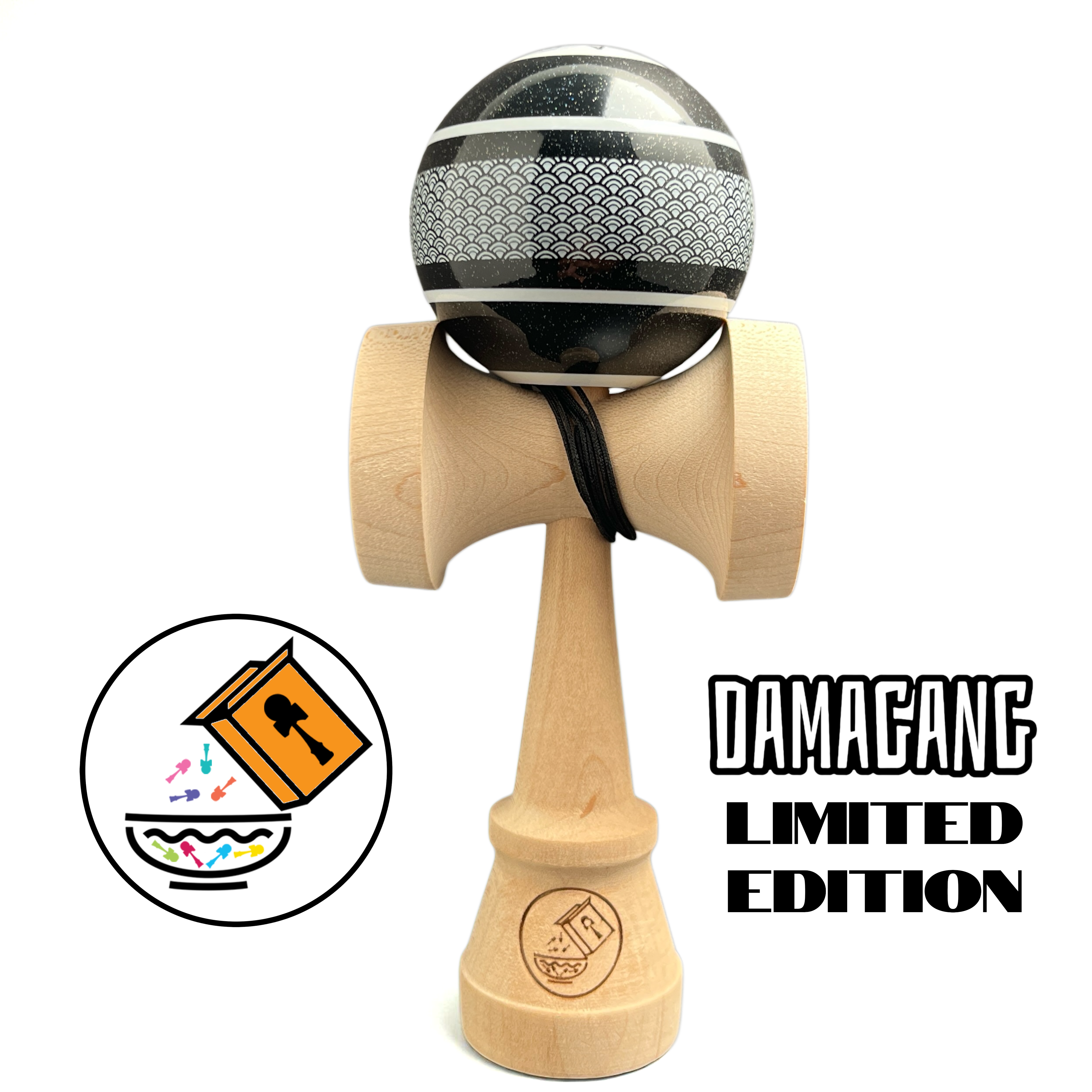 Creal Kendama RE Think DAMAGANG MOD Black Limited Edition KPS Creal Kendama RE Think DAMAGANG MOD Black Limited Edition KPS