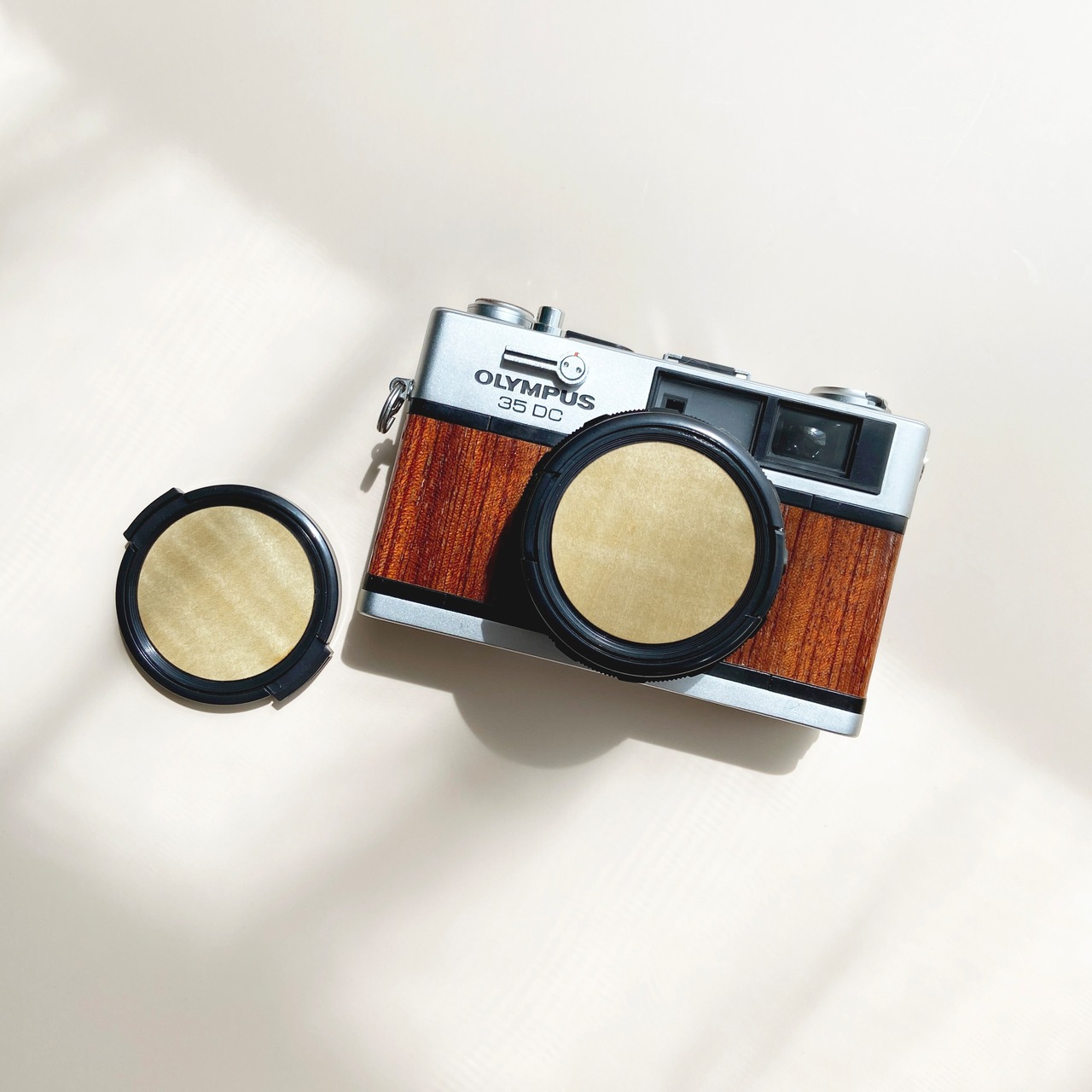 レンズキャップ　ウッドクラフト　オリジナル　限定　天然木材　lens cap