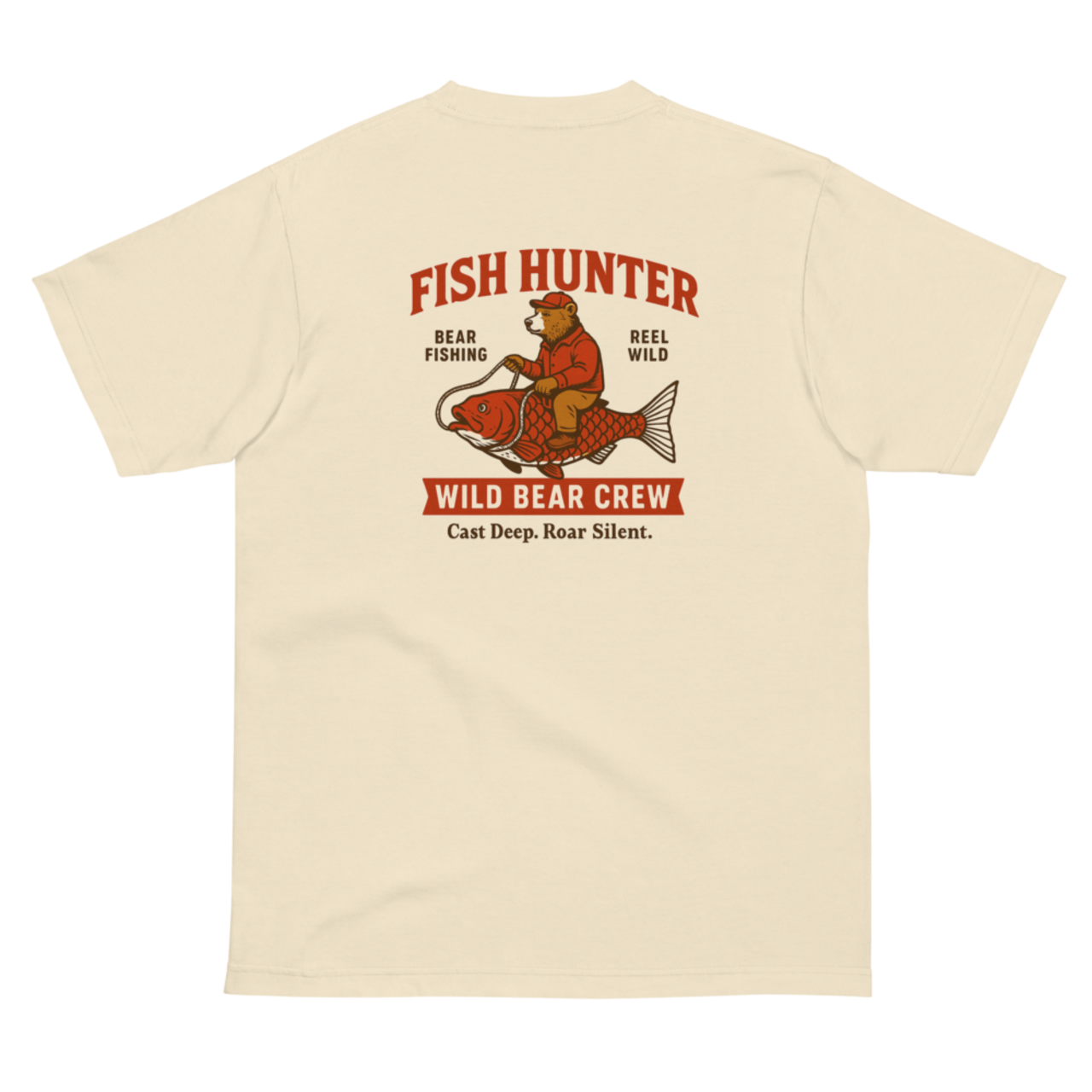 FISHING BEAR 半袖TシャツA0020