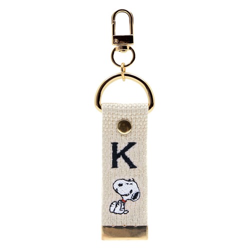 スヌーピーイニシャルタグキーホルダー K(0506790)