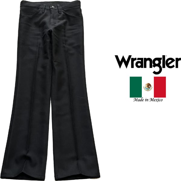 新品 Wrangler Launcher スタプレW34 ブラック　82BK USA製 Wrangler ラングラー 82BK ランチャー ドレス ジーンズ 黒 W38
