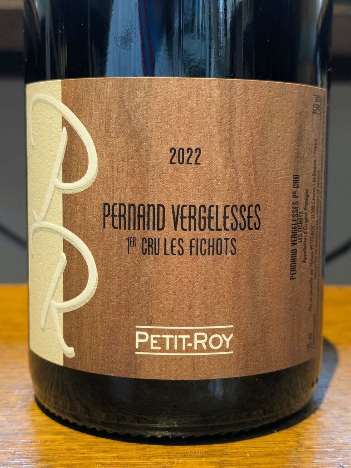 2022 PERNAND VERGELESSES 1ER CRU LES FICHOTS / PETIT ROY【フランス・ブルゴーニュ】