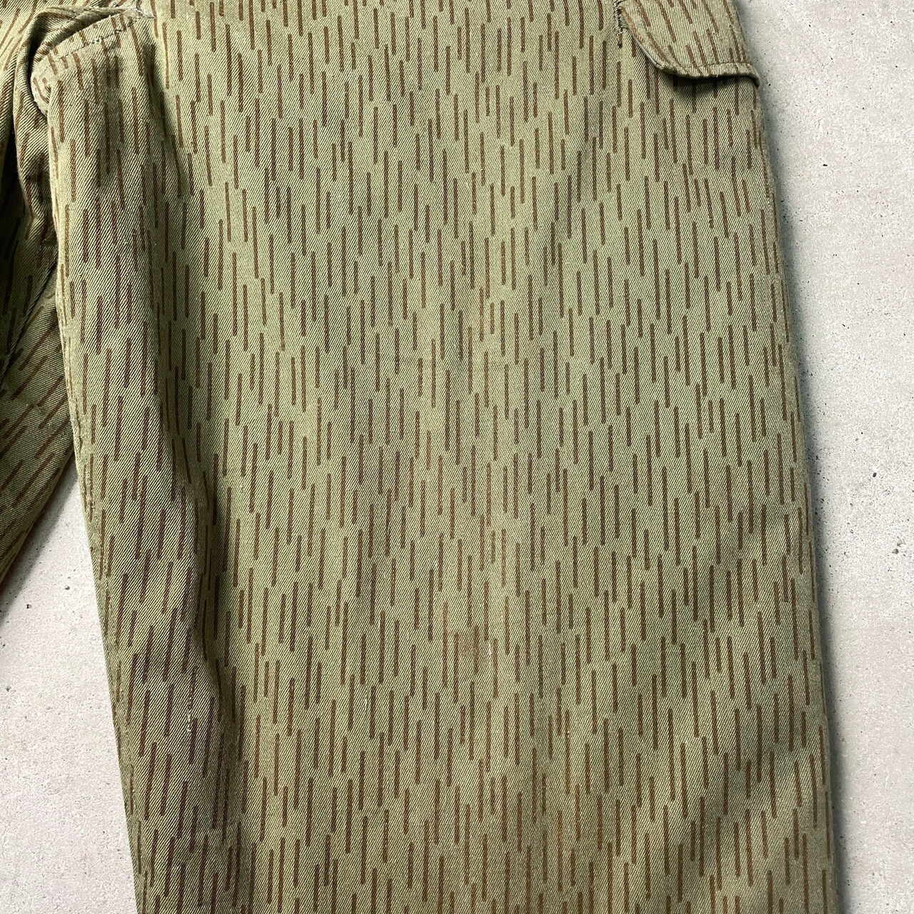 80年代 NVA 旧東ドイツ軍 レインドロップカモ カーゴパンツ ミリタリー 