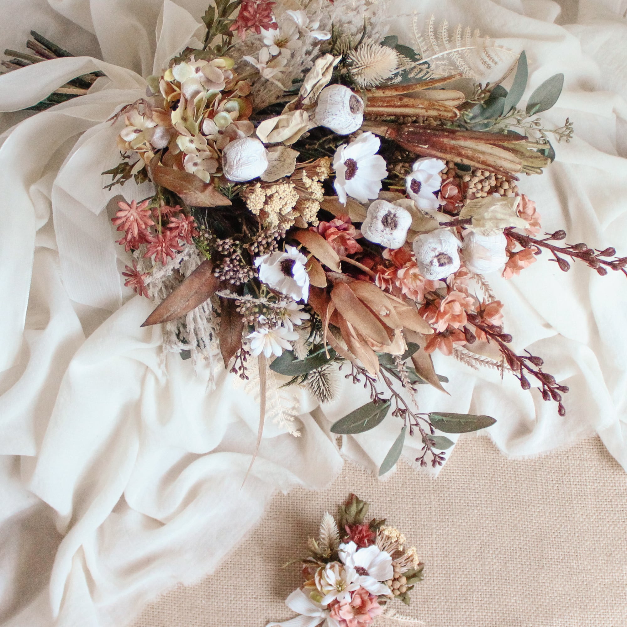 Warm color Bouquet＆Boutonniere