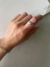 side double line plump ring