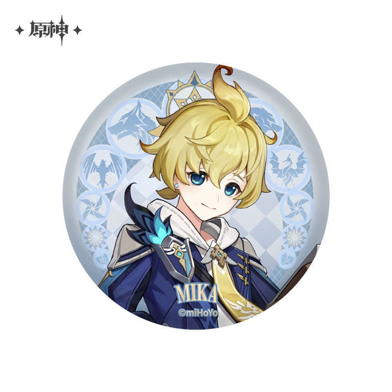 原神 モンドシリーズ 缶バッジ 新登場 ファルカ アンバー ガイア リサ