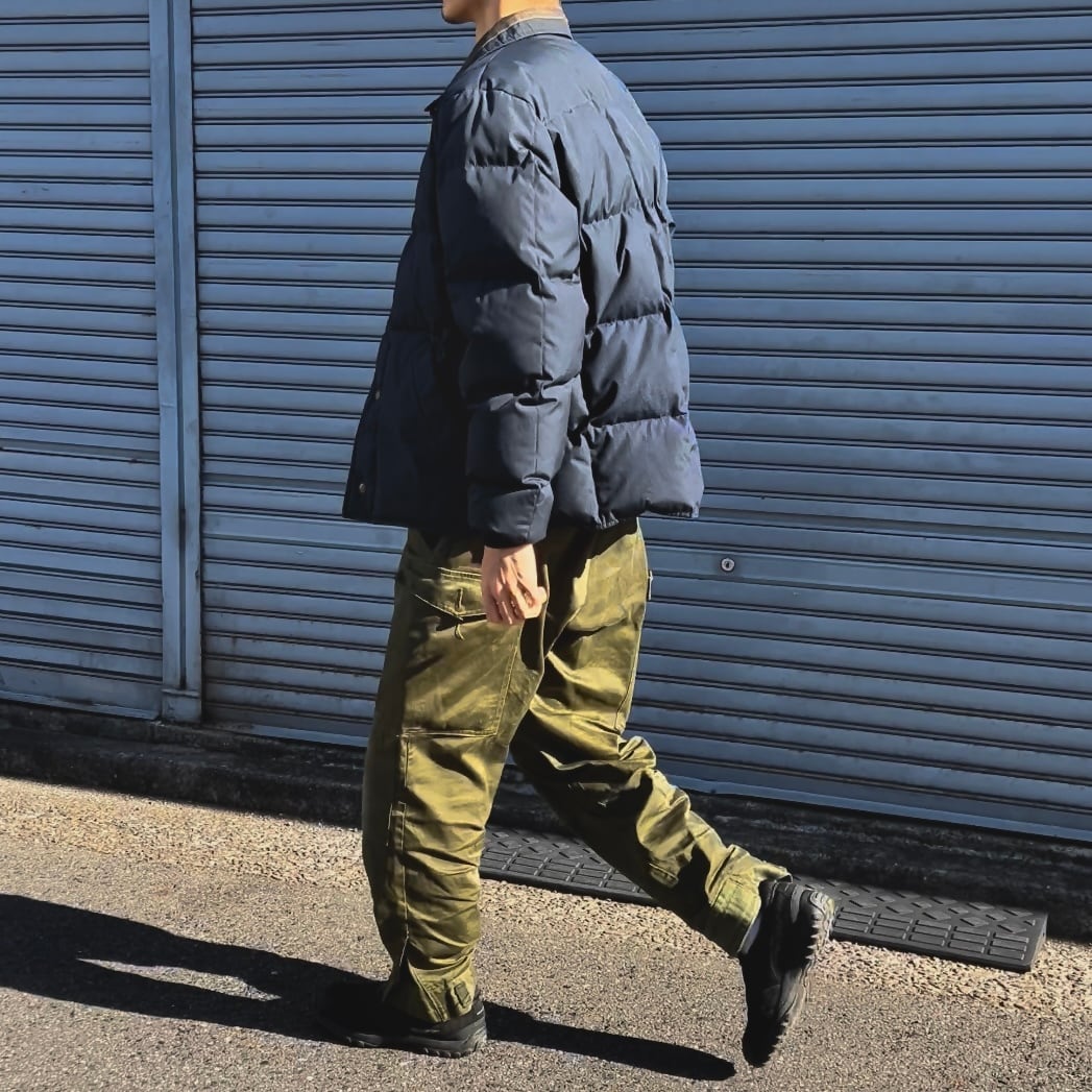 70s 黒タグ前期 eddie bauer premium quality goose down navy