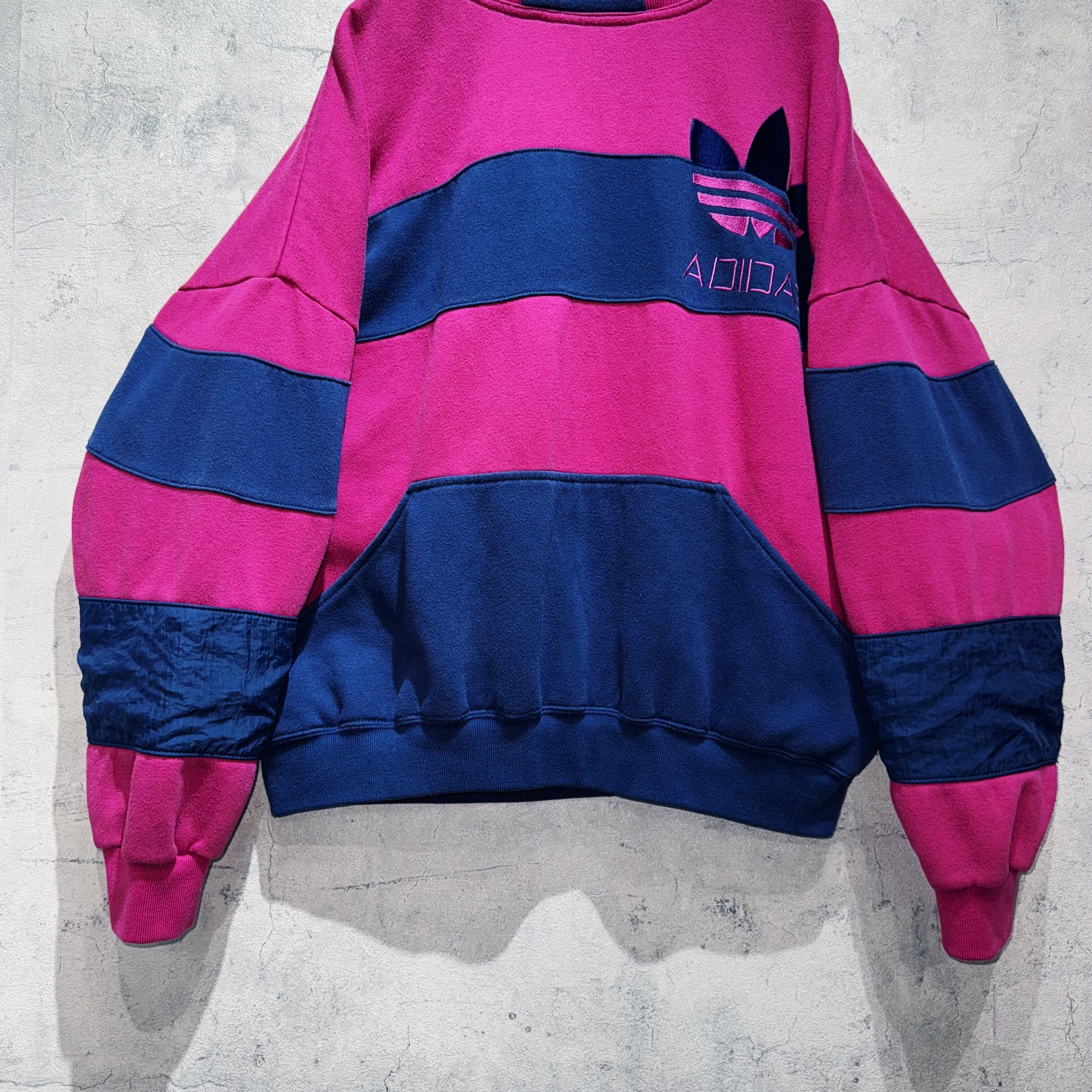80's”ADIDAS”EURO VINTAGE Trefoil embroidery design pullover 80's”ADIDAS”EURO VINTAGE Trefoil embroidery design pullover