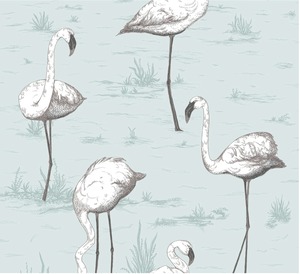 輸入壁紙　Cole & Son Flamingos