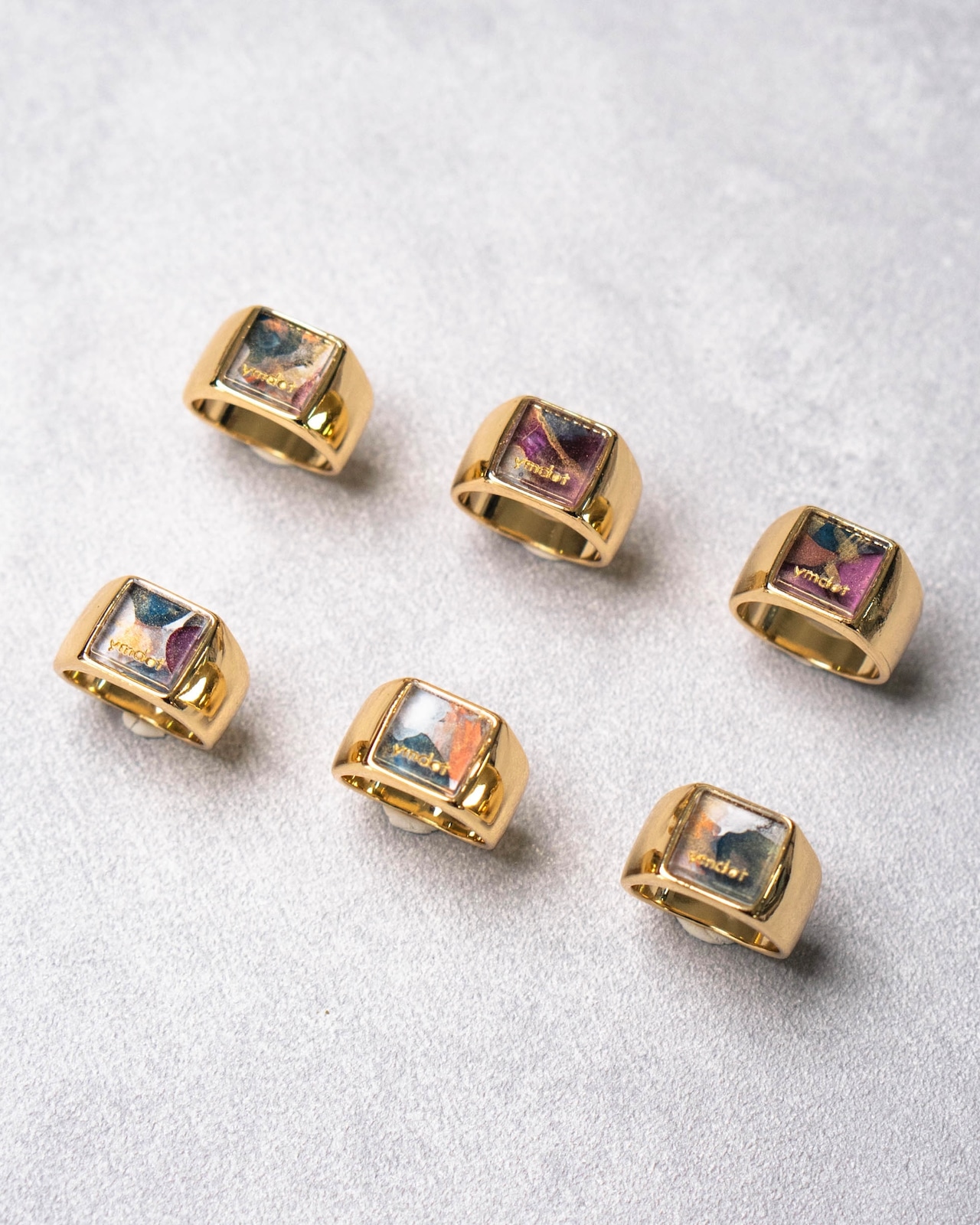 square 【椿】ring