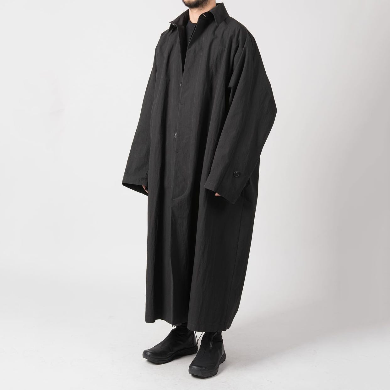 JIAOLANDI簡単おしゃれなロング丈トレンチコート | mblueshop