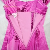 フラダンス 衣装 ワンピース ドレス CC Fashions パープル系 ハワイ製 ベロア ノースリーブ ワントーン フリル かわいい 上品 きれい 華やか 鮮やか 明るい 高級感 紫 ハワイアン アロハ ハワイアンプリント フラ ダンス レッスン 練習