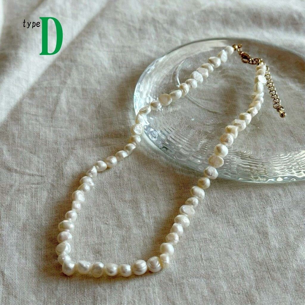 【SELECT】淡水パール ショートネックレス