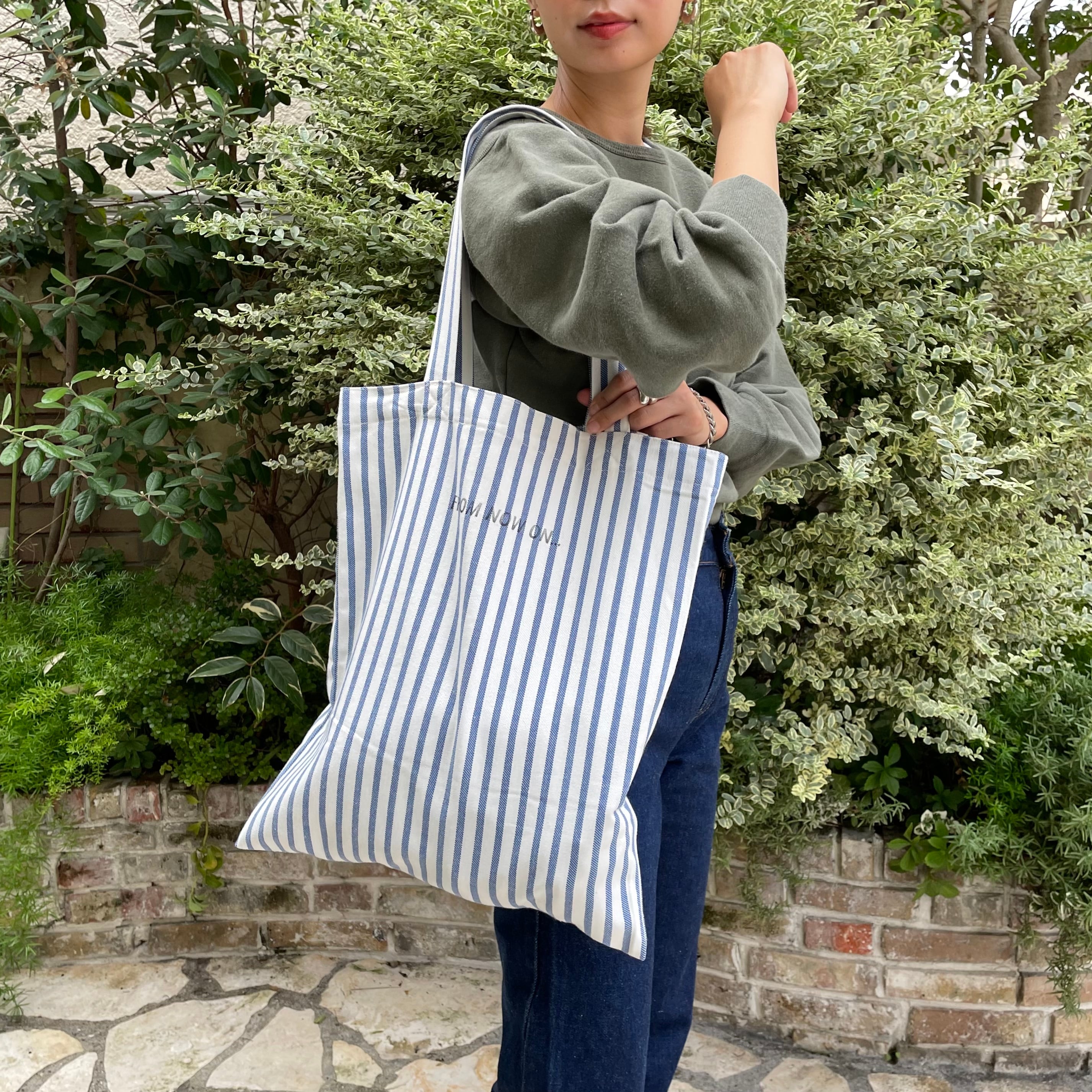 FNO アップサイクルトートバッグ【デッドストックファブリック