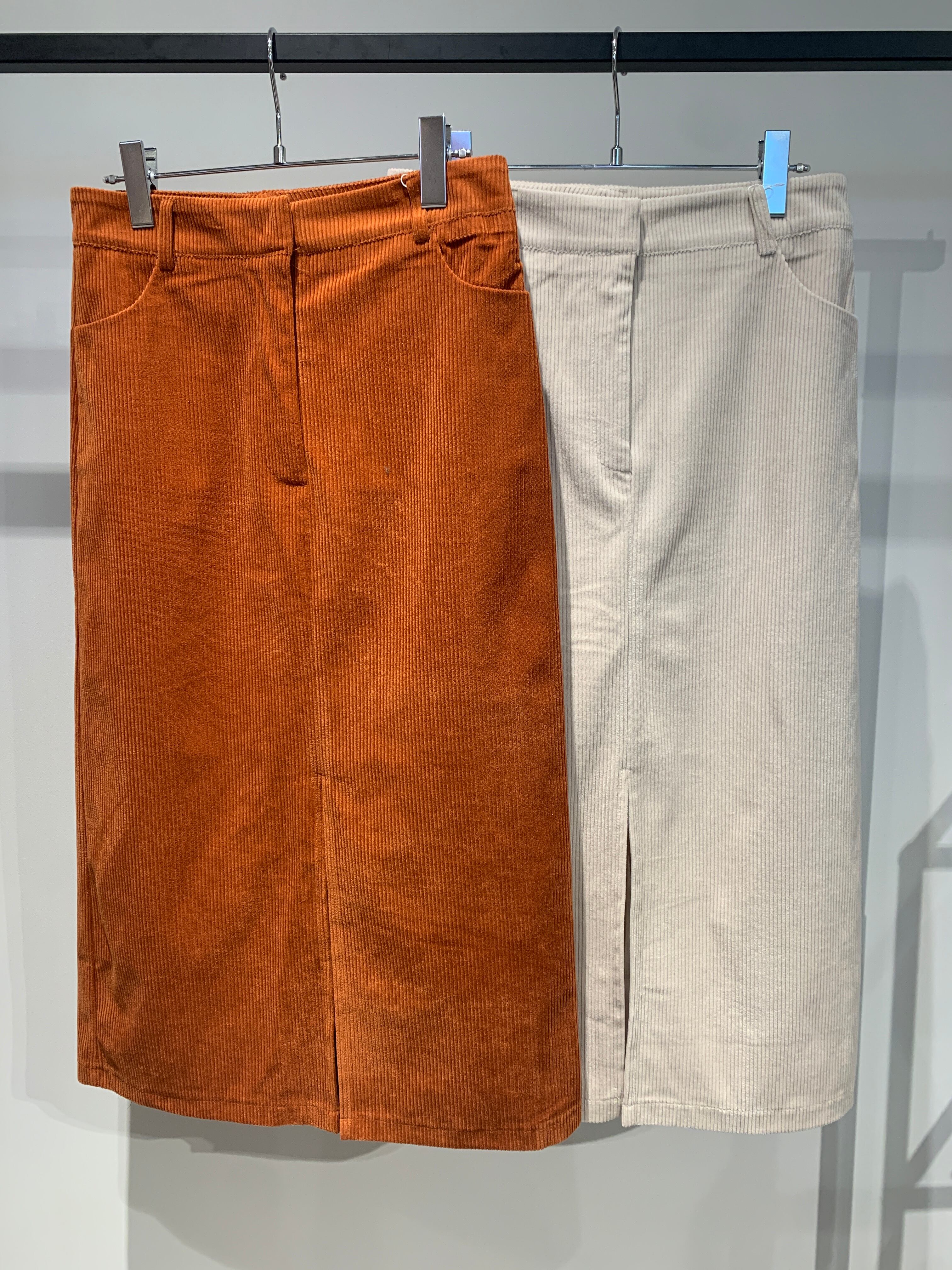 corduroy tight skirt