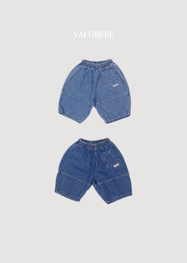 【取寄】valubebe｜bangbang denim pants｜バンバンデニムパンツ｜6M-S｜baby&toddler｜26 autumn