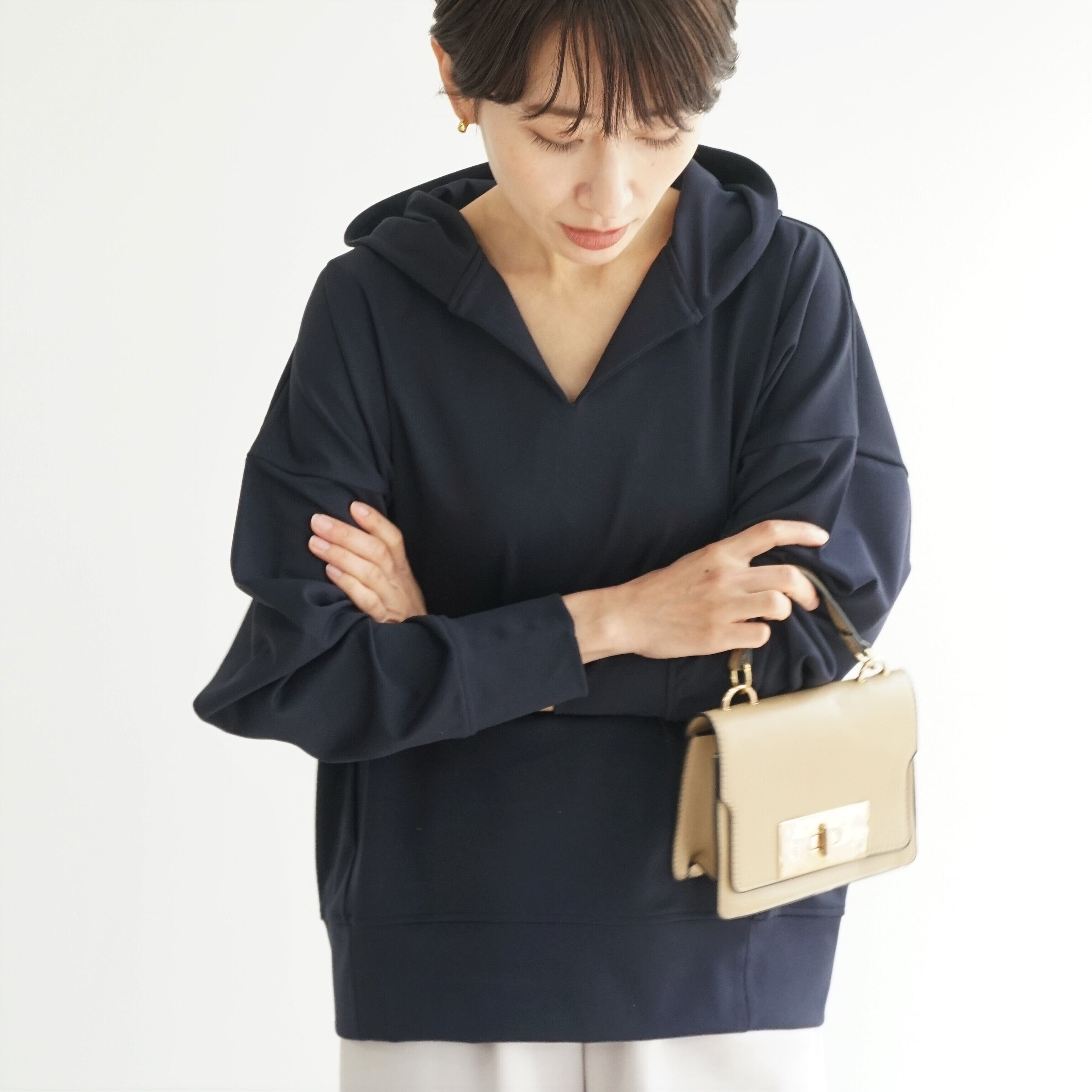 45 Off すっきり綺麗目パーカー Fashfren ファッシュフレン 30代からの女性のためのオフィスカジュアル
