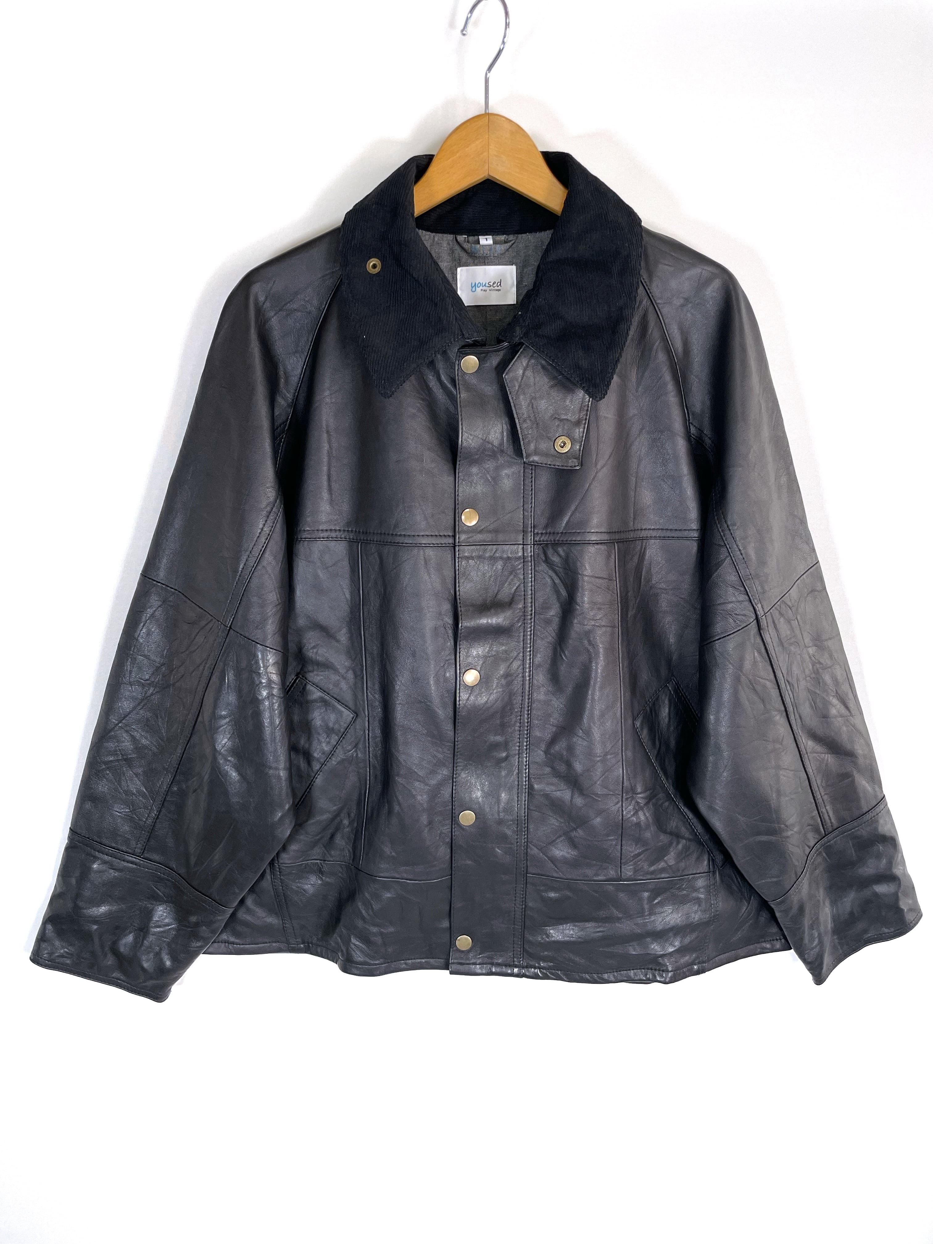 2023AW Leather Drivers JKT | yoused