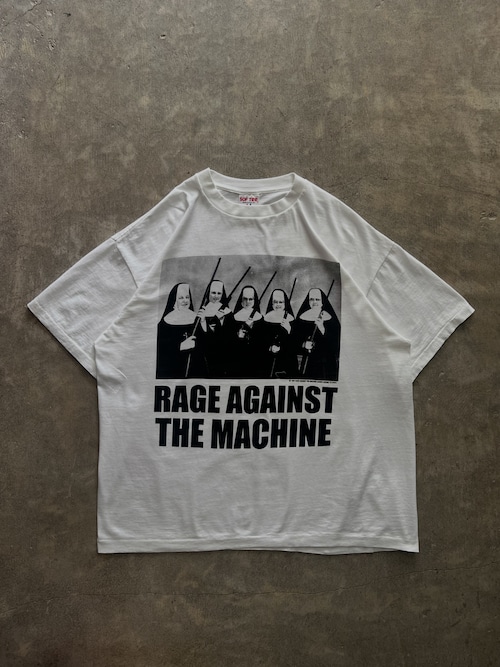 RAGE AGAINST THE MACHINE レイジアゲインストザマシーン バンドTシャツ XL ホワイト