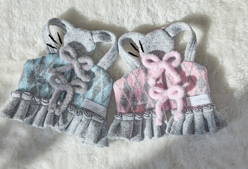 【Korea Brand Select】アーガイル・ミニョン・ビスチェ（全2色）