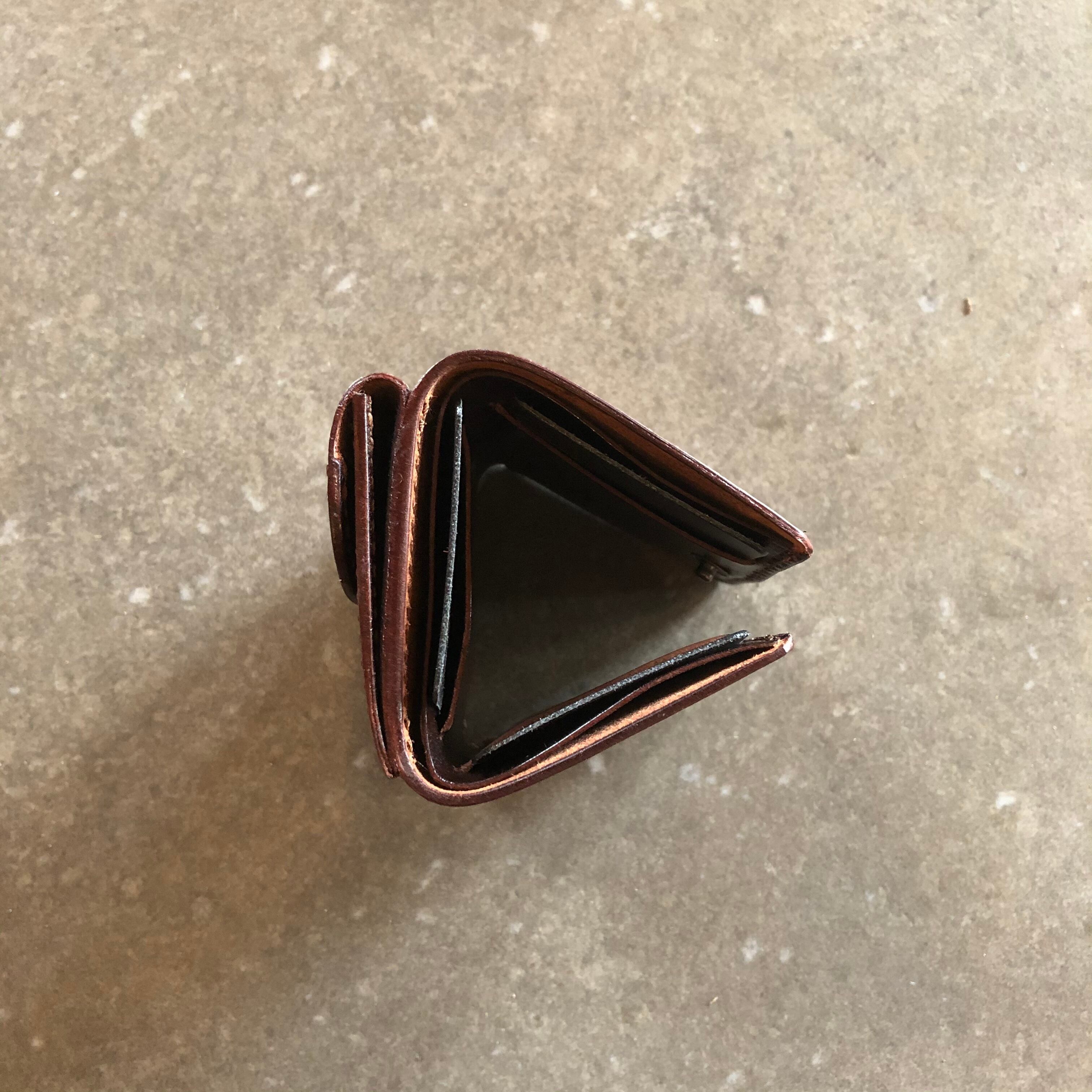【ハンドメイド】ミニ財布 ( 焦茶 ) ミニウォレット【焦茶】 | SLOTH leather factory