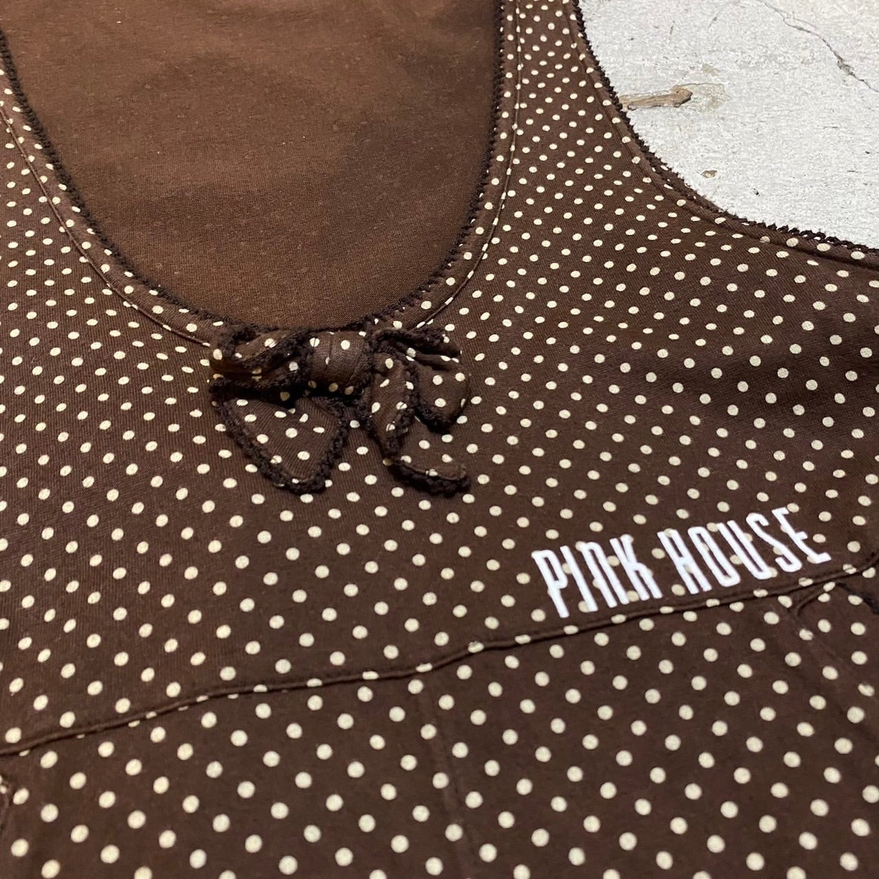 90s PINK HOUSE / ピンクハウス ドット柄 ワンピース | DonDonDown  