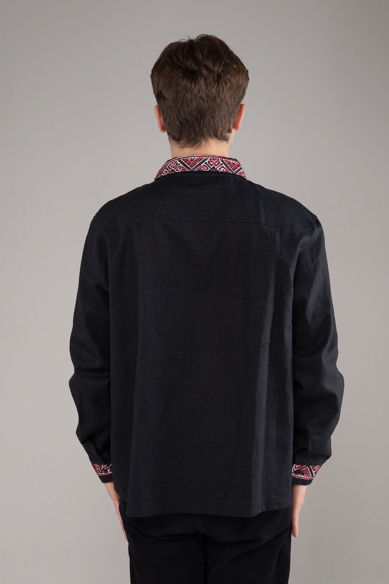 ウクライナ刺繍ヴィシヴァンカ　手刺繍　麻　レディース・フリーサイズ - 12