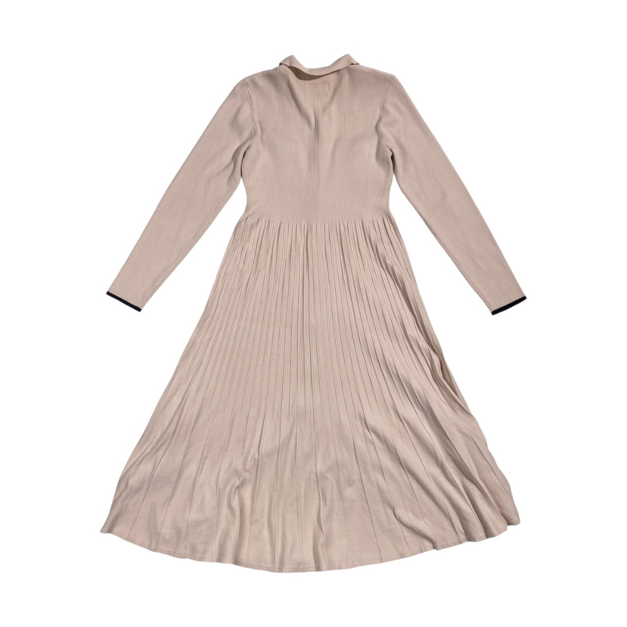 JILL STUART ジルスチュアート プリーツ風 ニットワンピース FR/アイボリー 系 レディース フェミニン