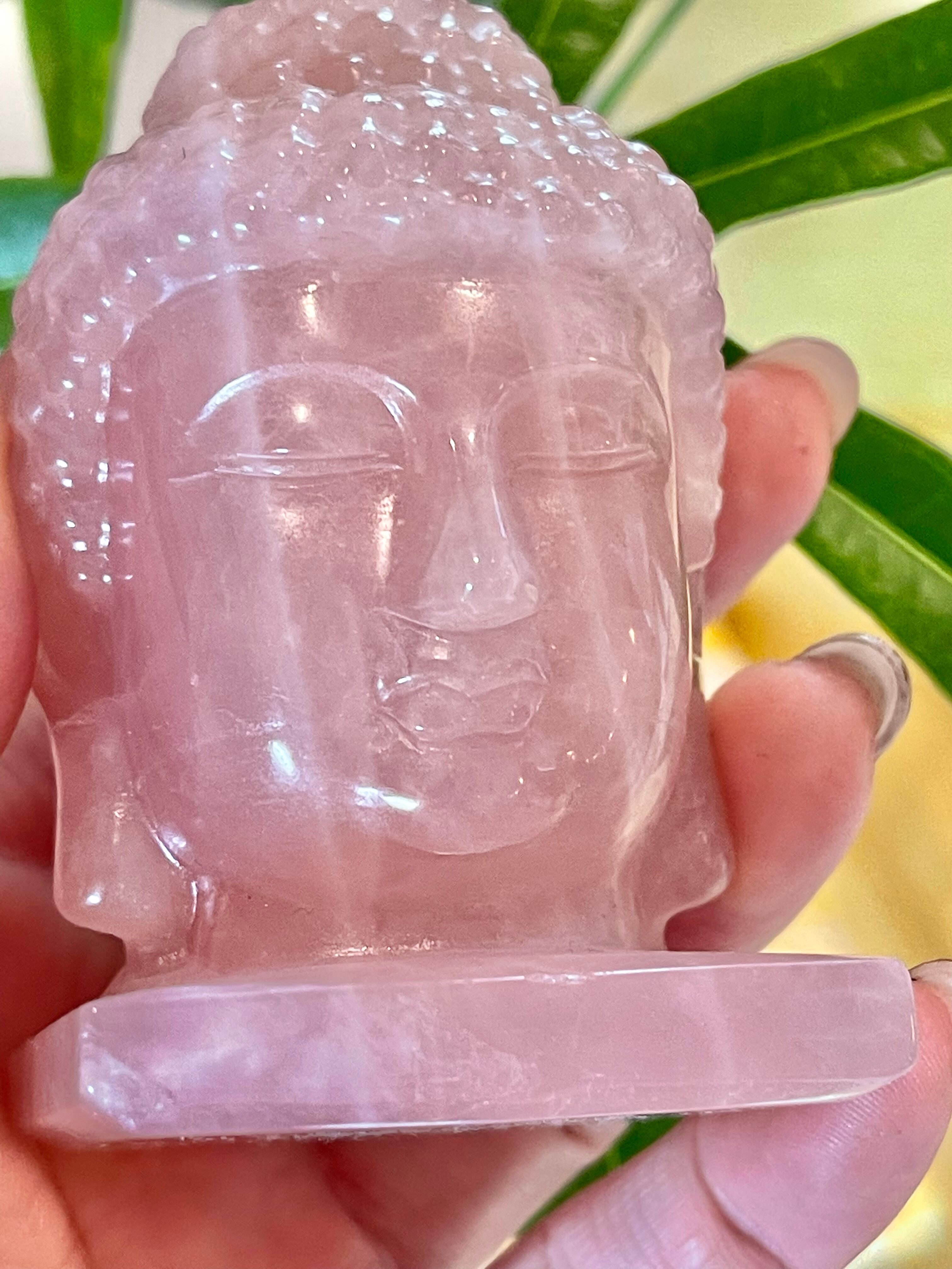 Rose quartz Buddha No.02 ローズクォーツブッダ