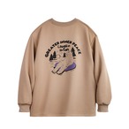 Back Print Crew Neck Long Sleeve Sweatshirt ◇H0411