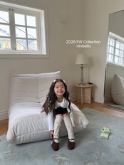ニニベロ / ninibello / マリエル襟付きTシャツ / 韓国子供服 / キッズ / 26winter〖取寄〗*XS~XXL*
